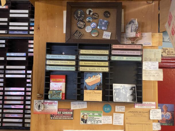 Interior Shot of The Village Idiot Record Store #8 (Cassette Selection)