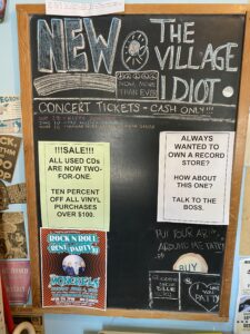 Interior Shot of The Village Idiot Record Store #15